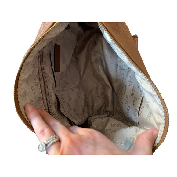 Michael Kors Fulton Leather Luggage Bag - Picture 5 of 11